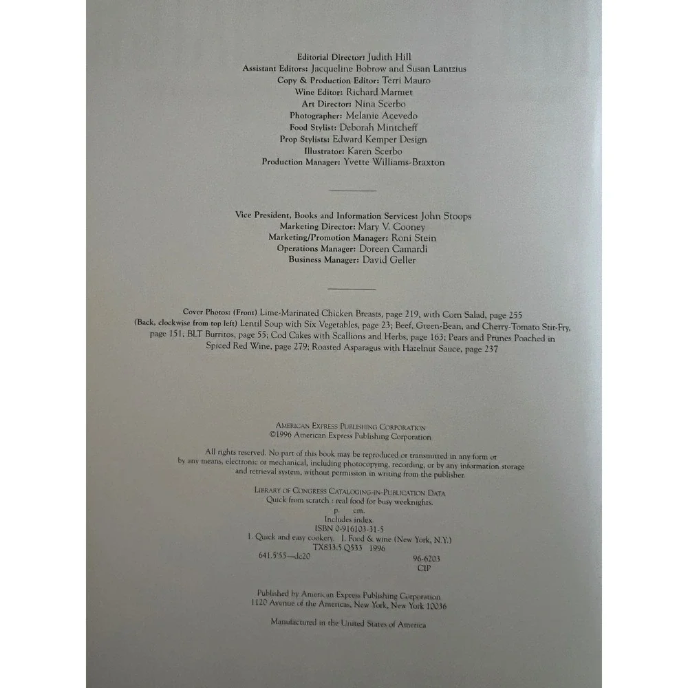 Food & Wine Books culinary collection